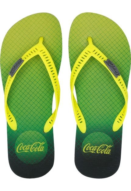 Chinelo Coca Cola Shoes Logo Verde - Marca Coca Cola