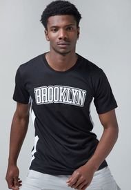 Camiseta Negro-Marfil NBA Brooklyn Nets