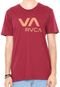 Camiseta RVCA Psilocybin Va Vermelha - Marca RVCA