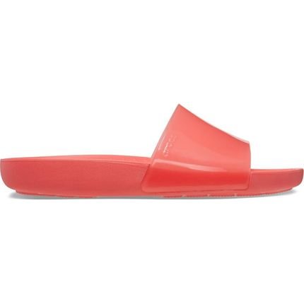 Sandália crocs splash shine slide neon watermelon Laranja - Marca Crocs