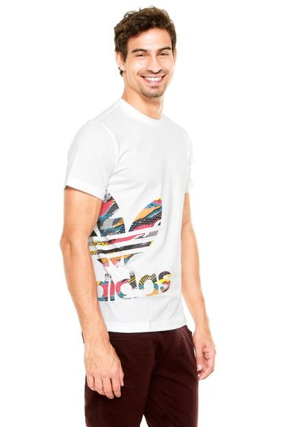 Camiseta adidas Originals Graphic Monthl Branca - Marca adidas Originals