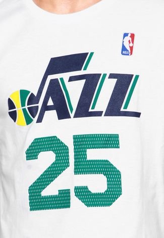 Camiseta NBA Utah Jazz Neto 25 Branca