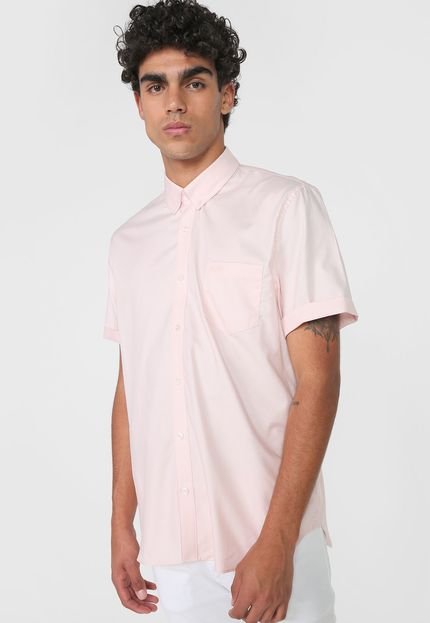 Camisa Lacoste Reta Bolso Rosa - Marca Lacoste