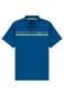 Camisa Polo Meia Malha Juvenil Menino Azul - Fico - Marca Fico