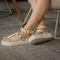 Sandalia Feminina Papete Aberta Confortavel Detalhe Piramides Off White - Marca Lavini Shoes