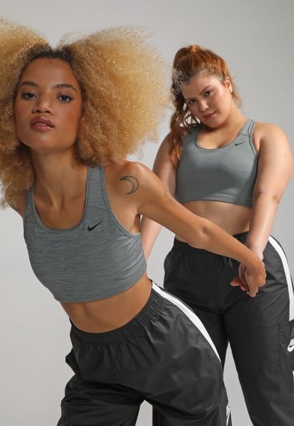 Top Nike Med Non Pad Cinza - Marca Nike