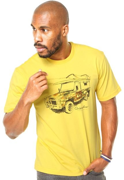 Camiseta Quiksilver Off Road Lemon Z Amarela - Marca Quiksilver