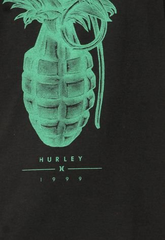 Camiseta Hurley Explosive Fruit Preta