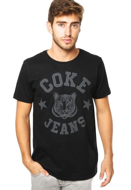 Camiseta Coca cola Jeans Preta - Marca Coca-Cola Jeans
