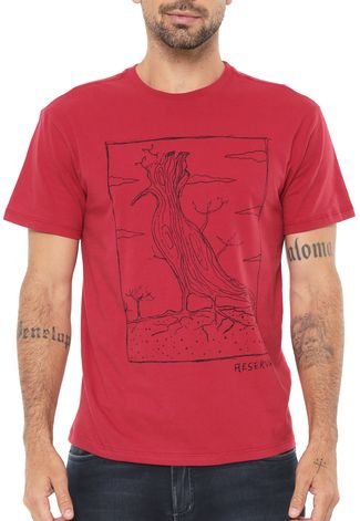 Camiseta Reserva Pica Árvore Vermelha