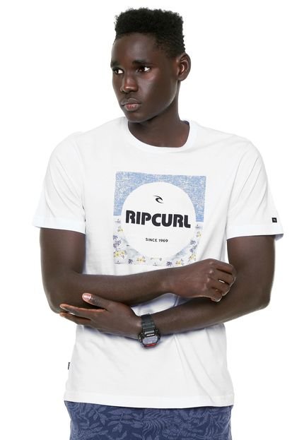 Camiseta Rip Curl Estampada Branca - Marca Rip Curl