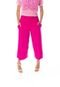 Calça Moda Vício Pantacourt Com Bolso Frontal Pink - Marca Moda Vício
