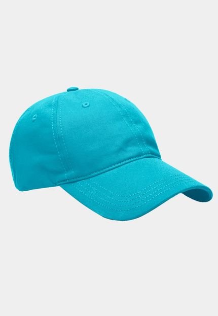 Boné Aba Curva Curvada Resina Premium Liso Masculino Dad Hat Strapback Ajustável Fitão Azul Claro - Marca Resina