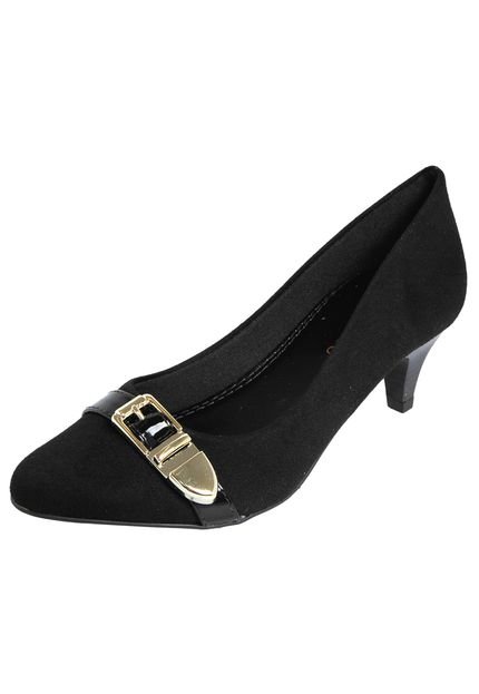 Scarpin FiveBlu Preto - Marca FiveBlu