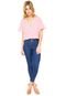 Blusa Fiya Lady Renda Rosa - Marca Fiya Lady