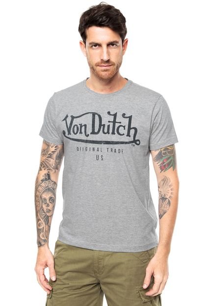 Camiseta Von Dutch Original Trade Cinza - Marca Von Dutch 