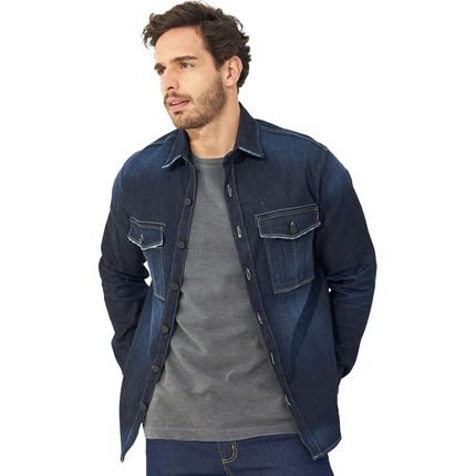 Jaqueta Jeans Colcci Bags OU23 Azul Masculino - Marca Colcci