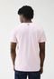 Camiseta Colcci Reta Estampada Rosa - Marca Colcci