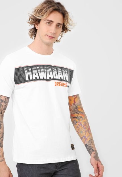 Camiseta HD Hawaiian Dreams Logo Branca - Marca HD Hawaiian Dreams