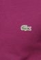 Camisa Polo Manga Curta Lacoste Logo Roxa - Marca Lacoste
