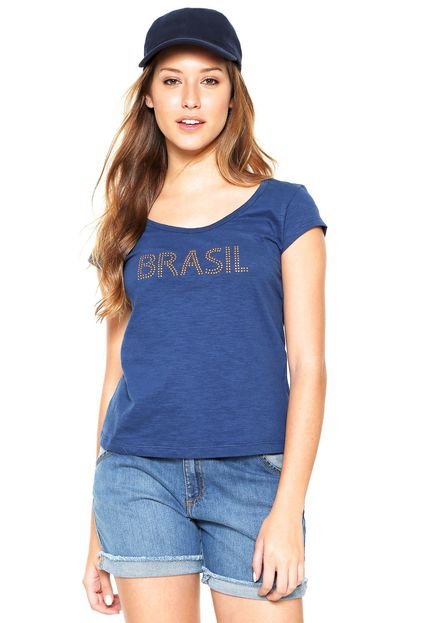 Camiseta Das Avessas Comfort Azul - Marca Das Avessas