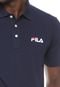 Camisa Polo Fila Reta Select Azul-marinho - Marca Fila