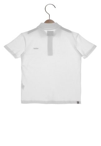 Camisa Polo Colcci Fun Logo Branca