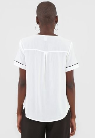 Blusa Hering Recortes Off-White