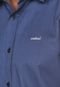 Camisa Colcci Reta Estampada Azul-Marinho - Marca Colcci