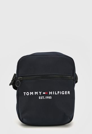 Mochila Tommy Hilfiger Lettering Assinatura Bordado com Bolso