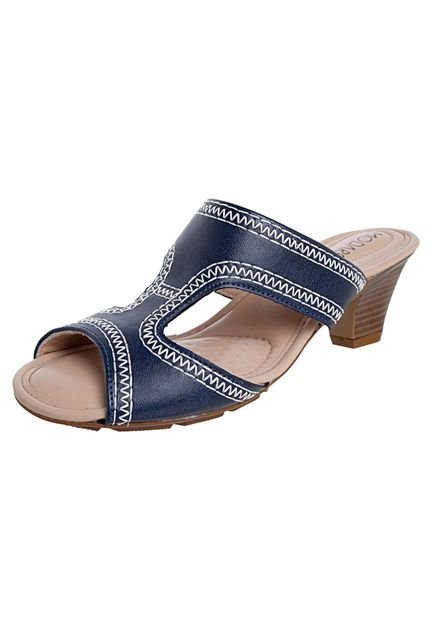 Sandália Modare Tamanco Azul - Marca Modare
