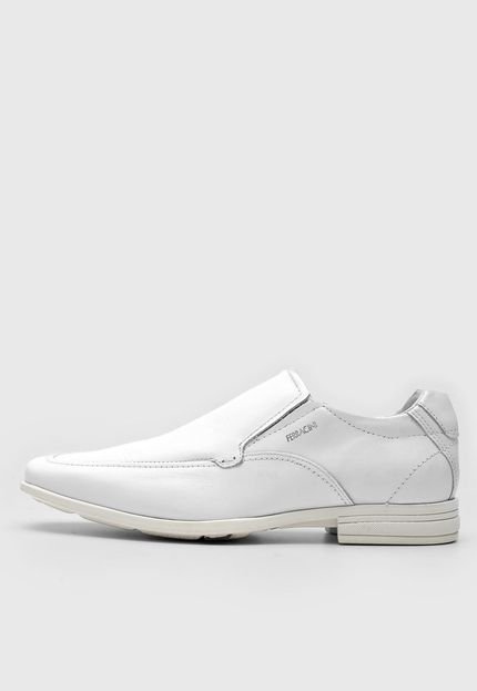 Sapato Social Ferracini Bico Quadrado Branco - Marca Ferracini