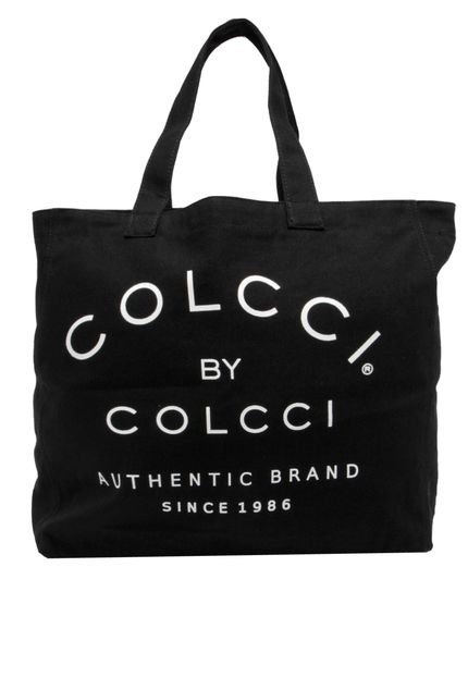 Bolsa Sacola Colcci Logo Preta - Marca Colcci