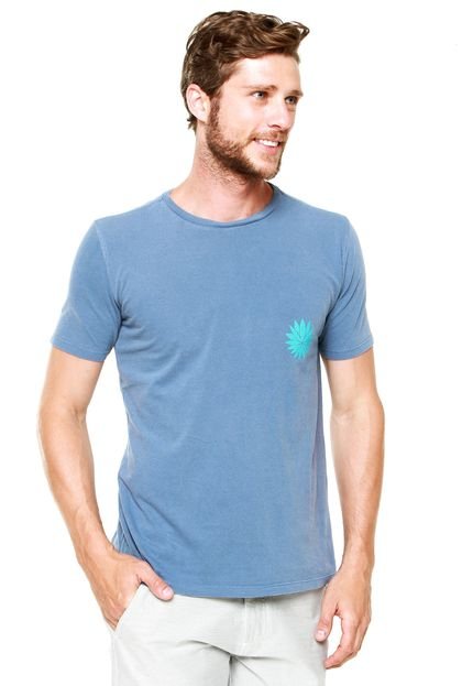 Camiseta VR Estampada Azul - Marca VR