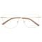 Armação Óculos Grau Feminino Gatinho Liz Dourado - Marca Palas Eyewear