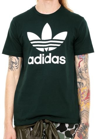 Camiseta adidas Originals Trefoil Verde