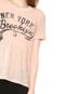 Camiseta Tricats Veludo Brooklin Rosa - Marca Tricats