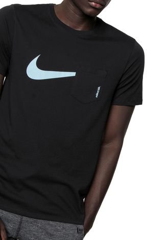 Camiseta Nike SB Dry Dfc Pocket Preta