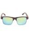 Óculos de Sol Khatto Espelhado Madeira Marrom - Marca Khatto