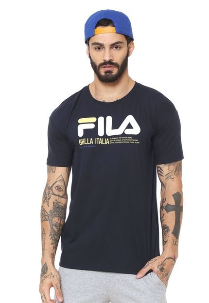 Camiseta Fila Biella Italia Azul-marinho - Marca Fila