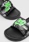 Chinelo Slide Nike Sportswear Benassi Jdi Print Preto/Verde - Marca Nike Sportswear