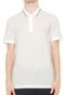 Camisa Polo Lacoste Regular Listras Off-white - Marca Lacoste