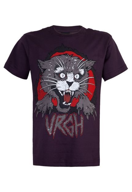 Camiseta Silk Juv. Wild Cat Urgh Marrom - Marca Urgh