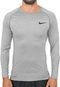 Camiseta Nike Np Top Ls Tight Cinza - Marca Nike