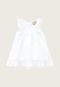 Vestido Bebê Milon Com Tapa Fraldas Branco - Marca Milon