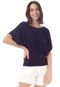 Blusa Bata Malha Amazonia Vital Azul - Marca Amazonia Vital