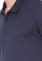 Camisa Polo Colcci Reta Logo Azul-marinho - Marca Colcci