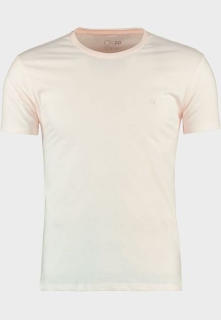 Camiseta Basica Ogochi Slim Fit.  Rosa - Marca Ogochi