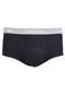 Kit 2pçs Cueca Calvin Klein Underwear Slip Logo Preto - Marca Calvin Klein Underwear