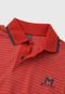 Camisa Polo Brandili Mundi Infantil Listrada Vermelha - Marca Brandili Mundi